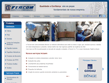 Tablet Screenshot of fercom.com.br